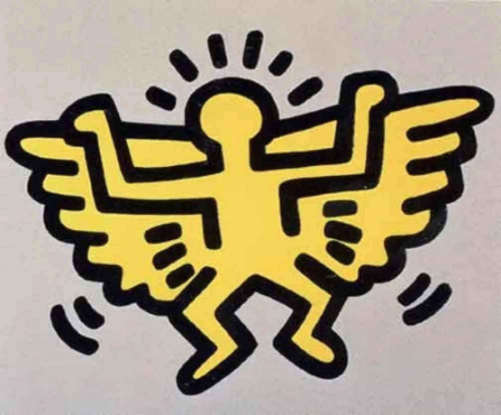丝网印刷 Haring - Icons (Angel)