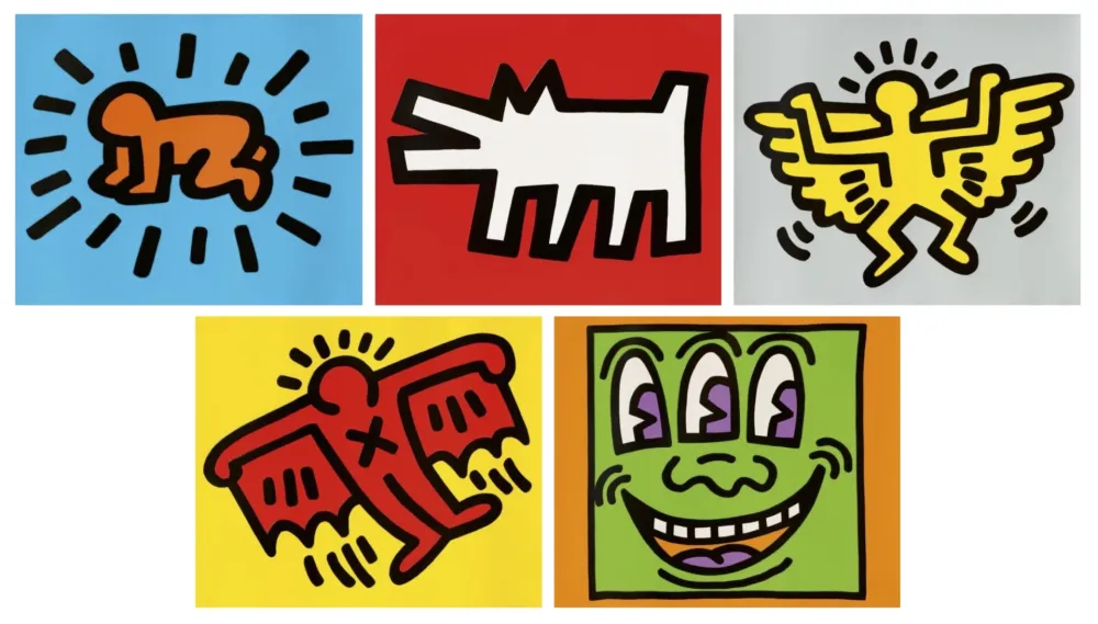 丝网印刷 Haring - Icons Portfolio