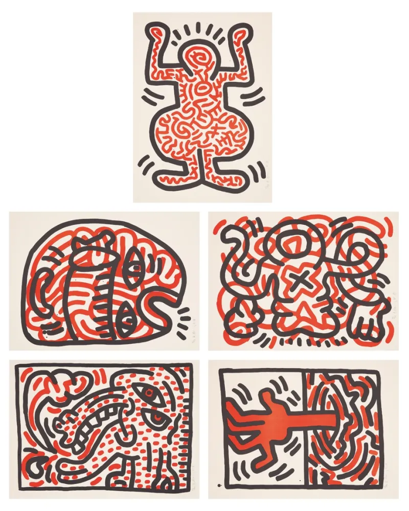 石版画 Haring - 