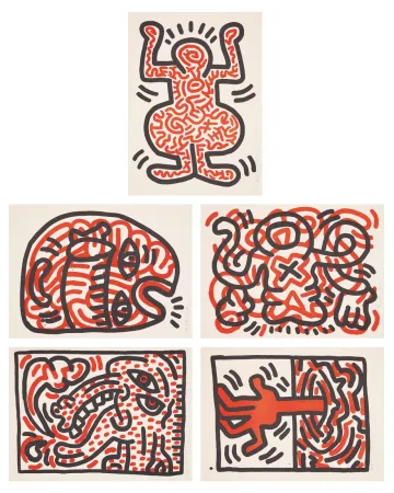 石版画 Haring - 