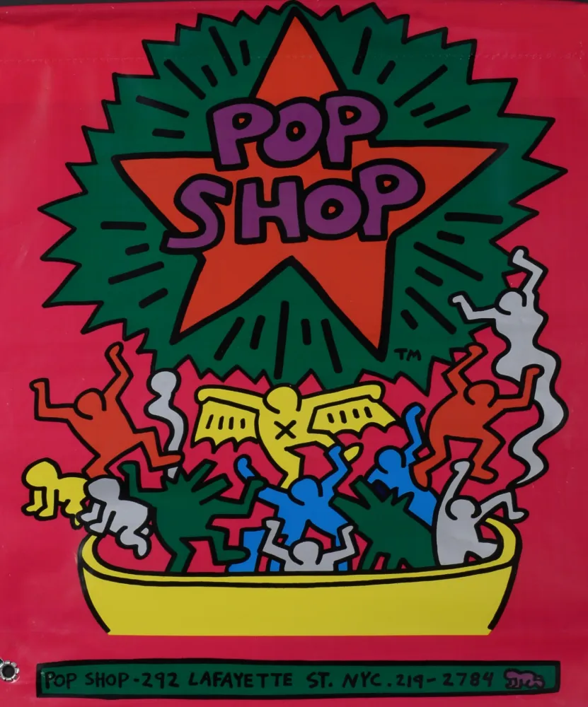 丝网印刷 Haring - Pop shop Bag, 1986