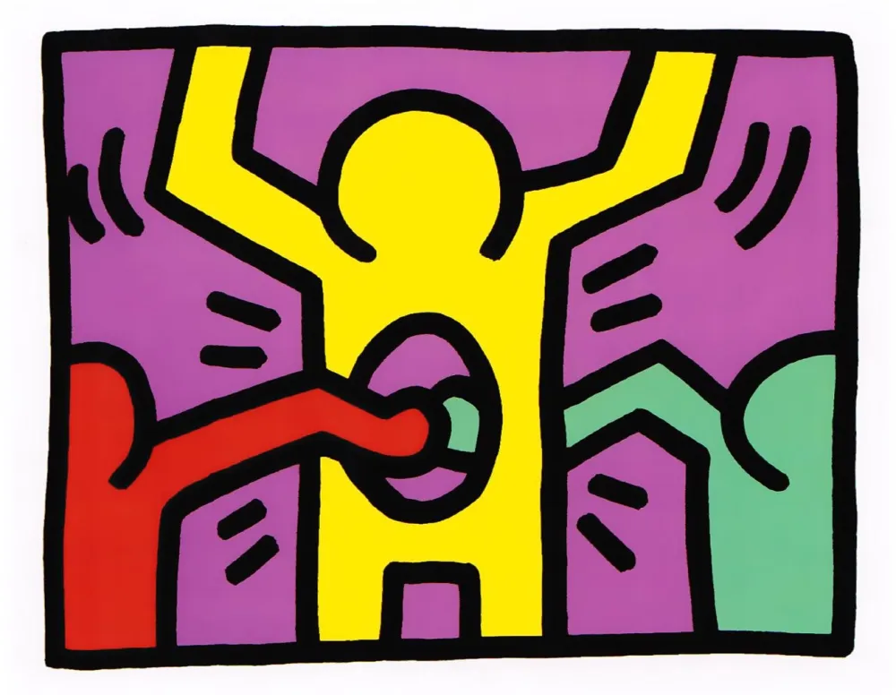 丝网印刷 Haring - Pop Shop I (C)