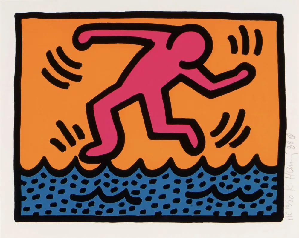 丝网印刷 Haring - Pop Shop II (C)