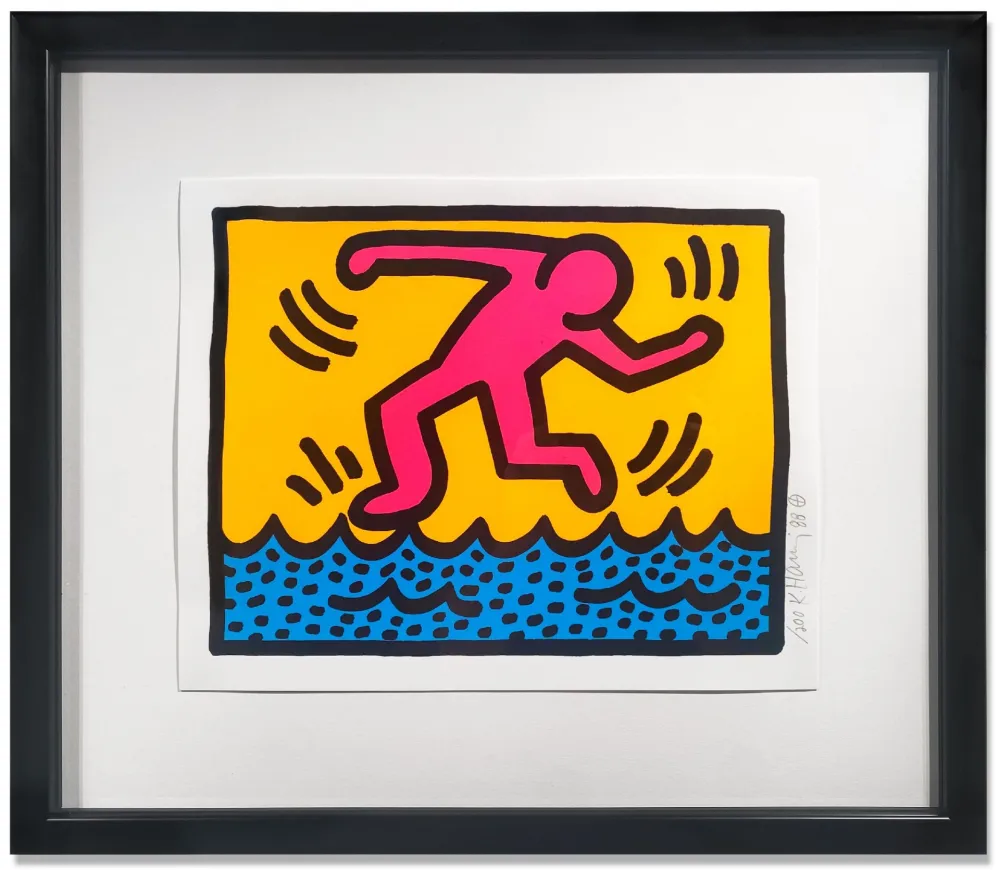 丝网印刷 Haring - Pop Shop II (C), 1987