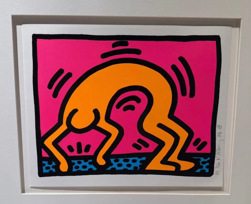 丝网印刷 Haring - Pop Shop II (Plate 2)