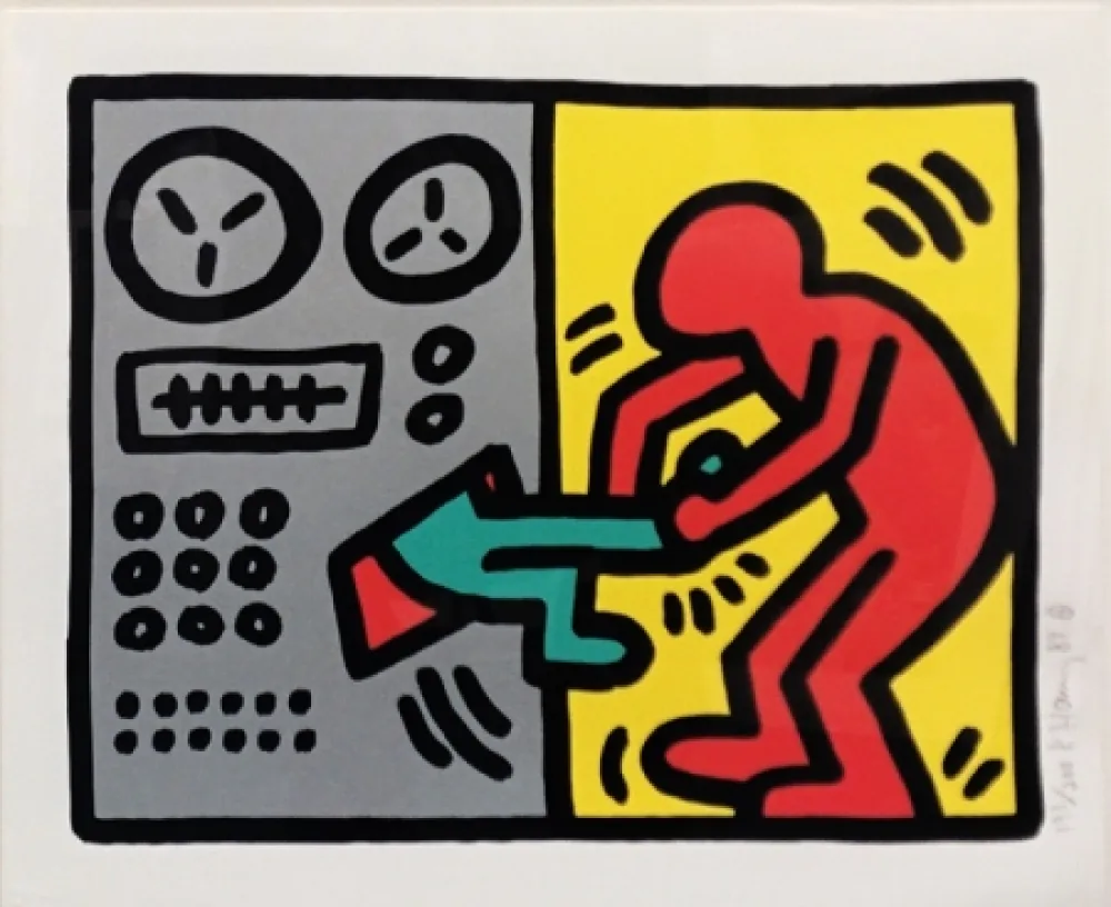 丝网印刷 Haring - POP SHOP III (1)