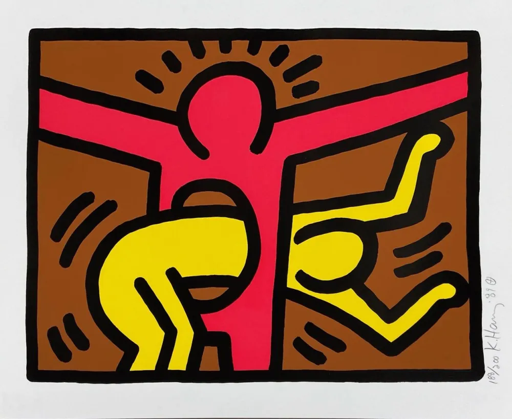 丝网印刷 Haring - Pop Shop IV (C)