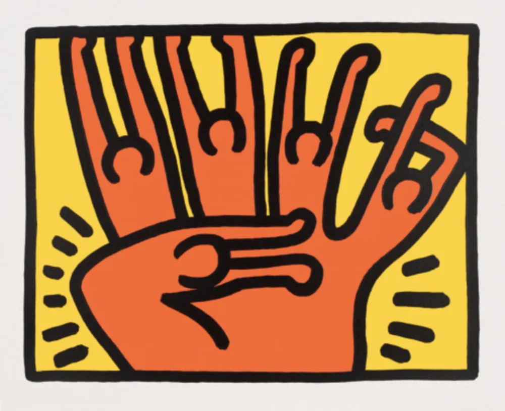 复数作品 Haring - Pop Shop VI