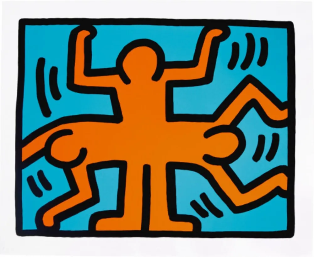 丝网印刷 Haring - Pop Shop VI