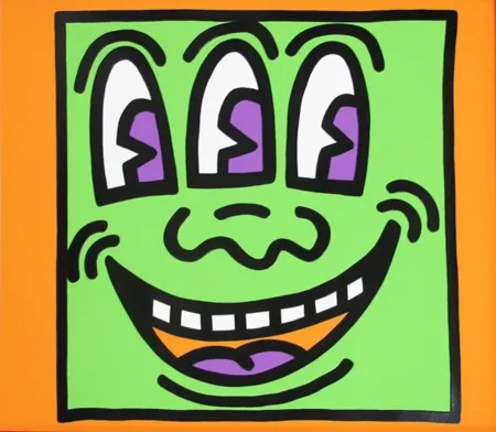 丝网印刷 Haring - Smiling Face