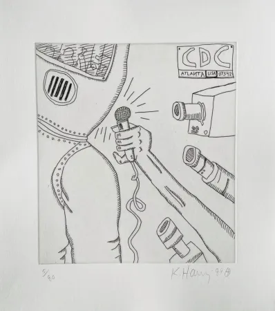 版画 Haring - The Valley (1)