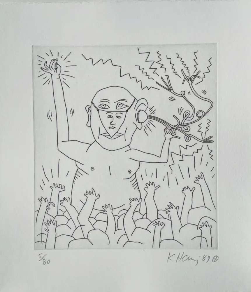 版画 Haring - The Valley (2)