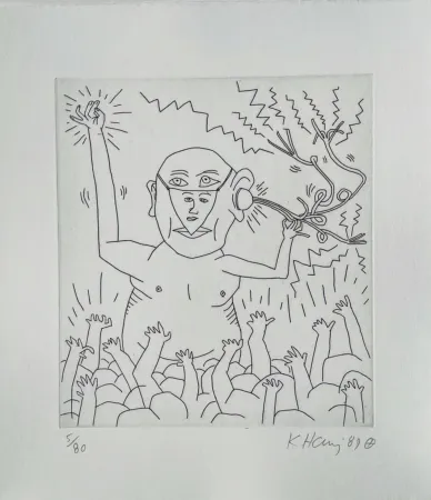版画 Haring - The Valley (2)