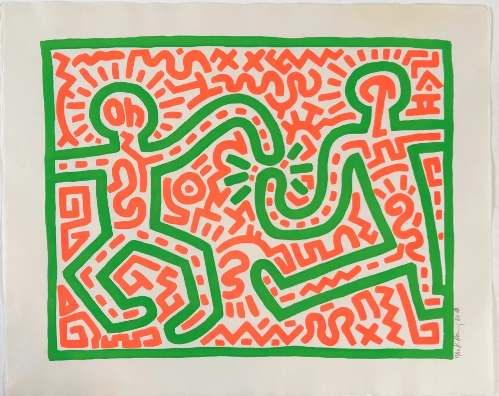 木刻 Haring - Untitled