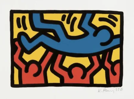 石版画 Haring - Untitled