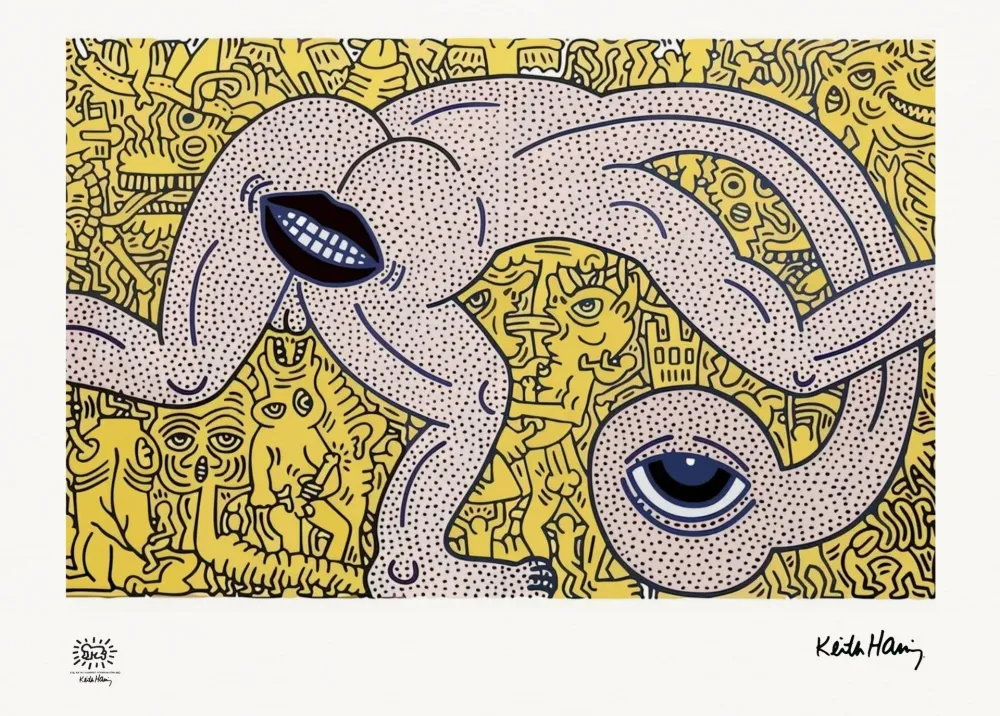 丝网印刷 Haring - Untitled 