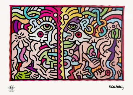 丝网印刷 Haring - Untitled (1990)
