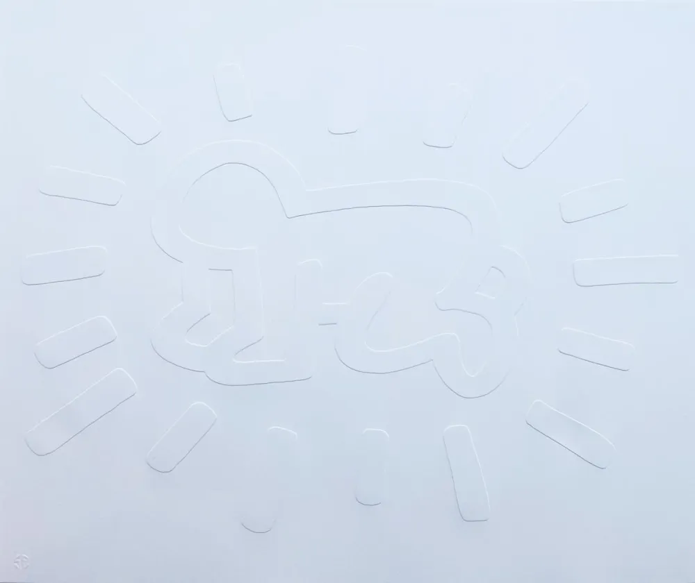 无技术 Haring - White Icons (A) - Radiant Baby