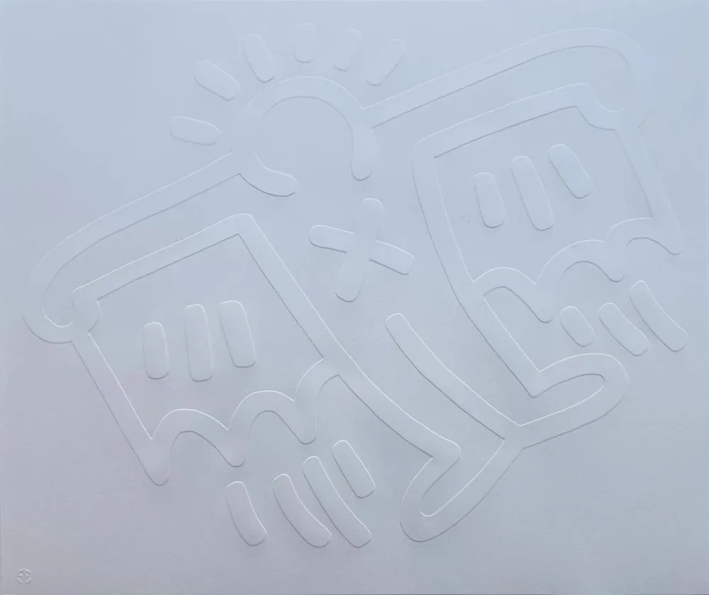 无技术 Haring - White Icons (D) - X-Man