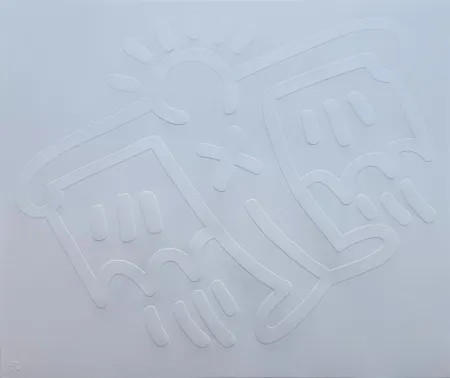 无技术 Haring - White Icons (D) - X-Man