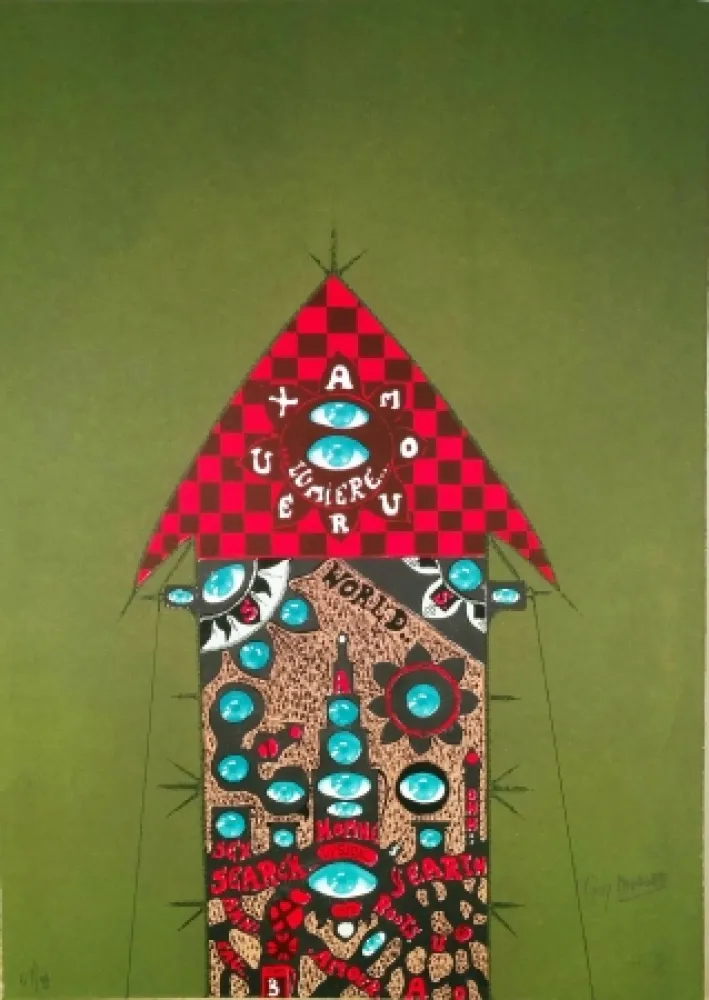 石版画 Harloff - La voie royal