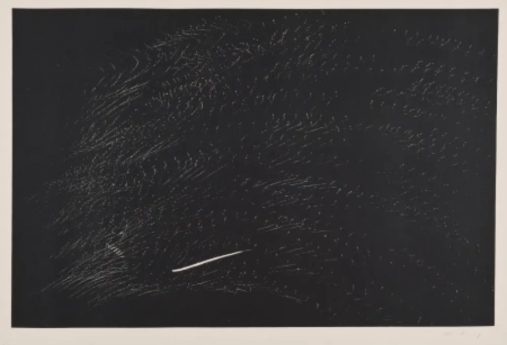 石版画 Hartung - Composición