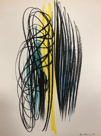 石版画 Hartung - Composition,