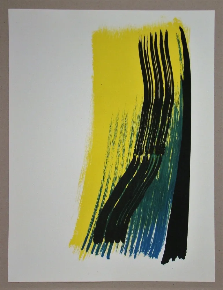 石版画 Hartung - Composition