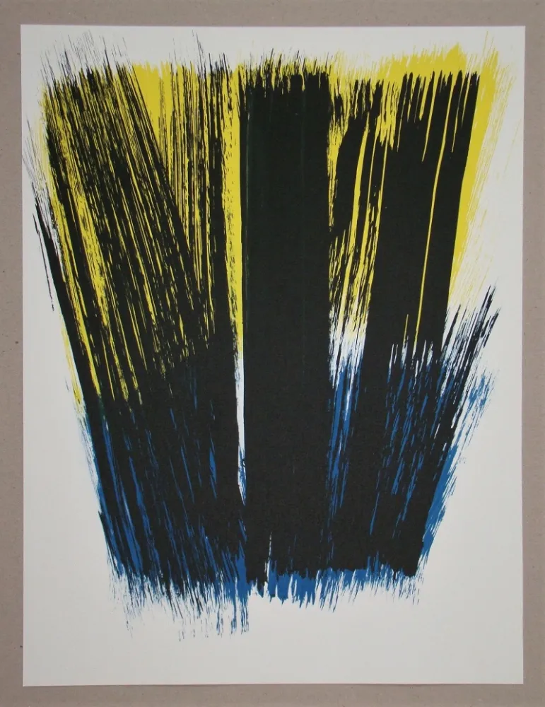 石版画 Hartung - Composition