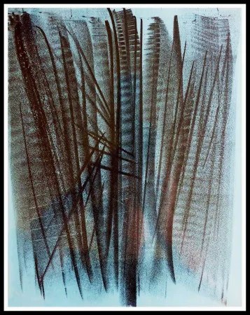 石版画 Hartung - COMPOSITION ABSTRAITE