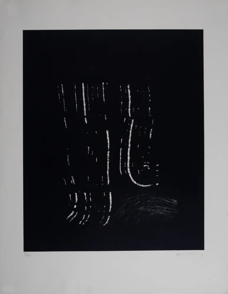 石版画 Hartung - Composition L 1977-2, 1977 - Hand-signed