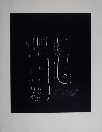 石版画 Hartung - Composition L 1977-2, 1977 - Hand-signed