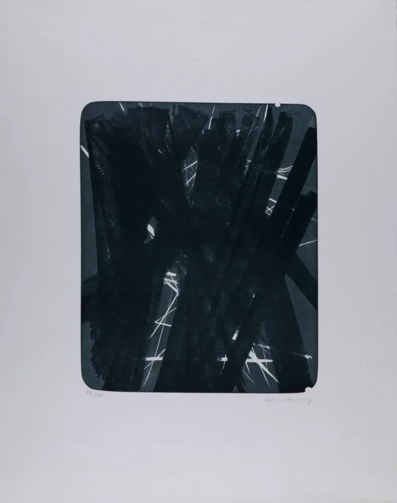 石版画 Hartung - Composition L34 - Hand-signed