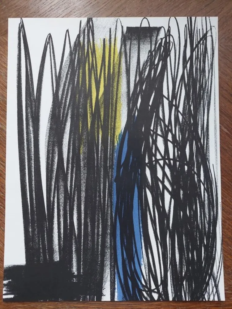 石版画 Hartung - Composition pour XXe siècle