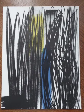 石版画 Hartung - Composition pour XXe siècle