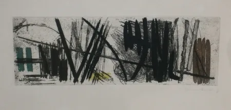 蚀刻飞尘法 Hartung - Eau forte g3