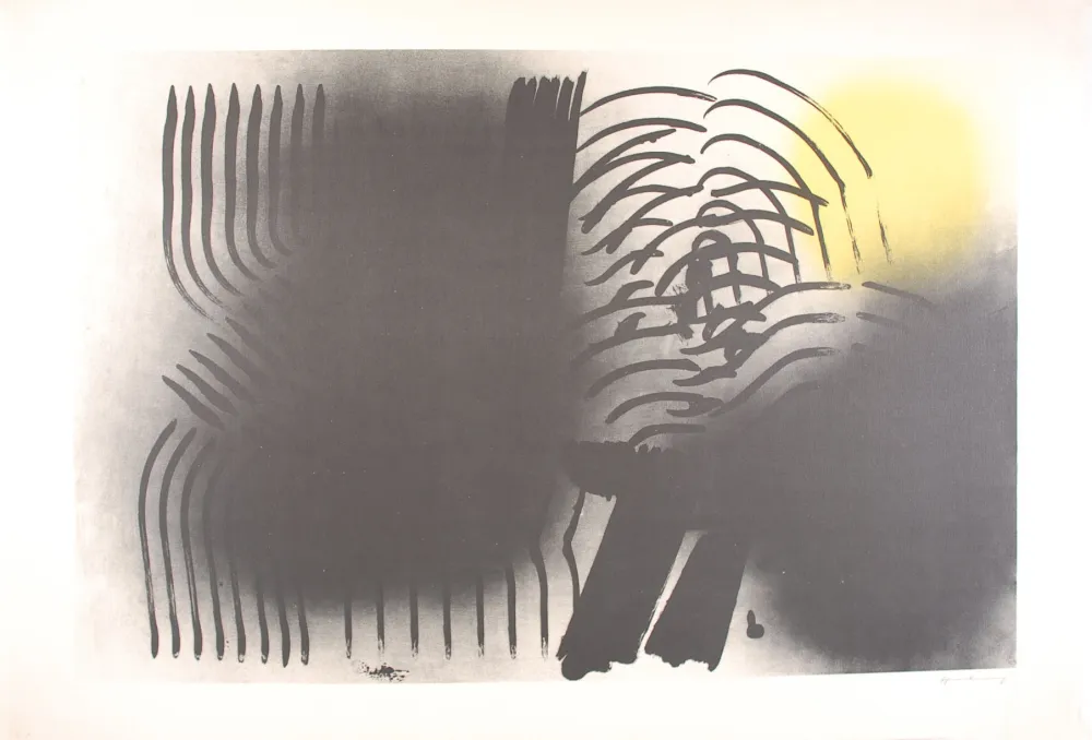 石版画 Hartung - FARANDOLE : L 1970-2