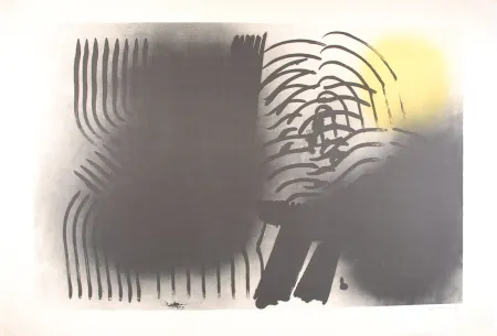 石版画 Hartung - FARANDOLE : L 1970-2