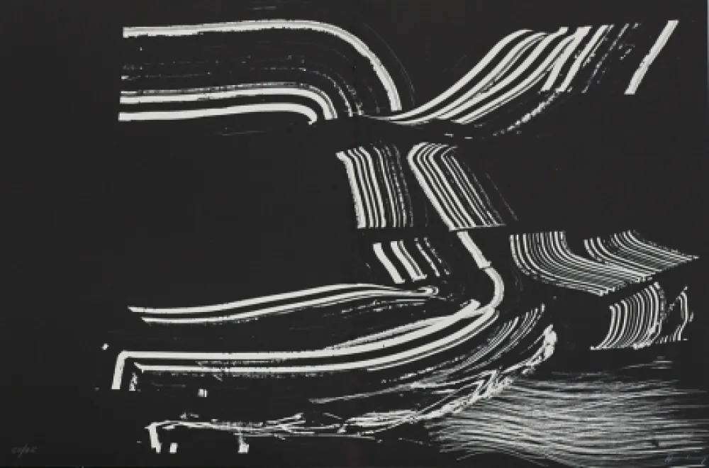 石版画 Hartung - Farandole XIV