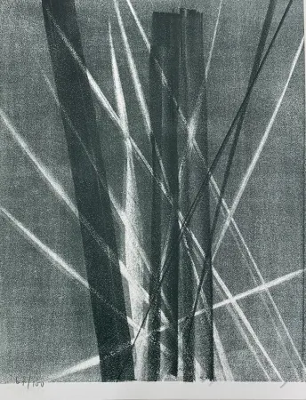 石版画 Hartung - Hans Arp