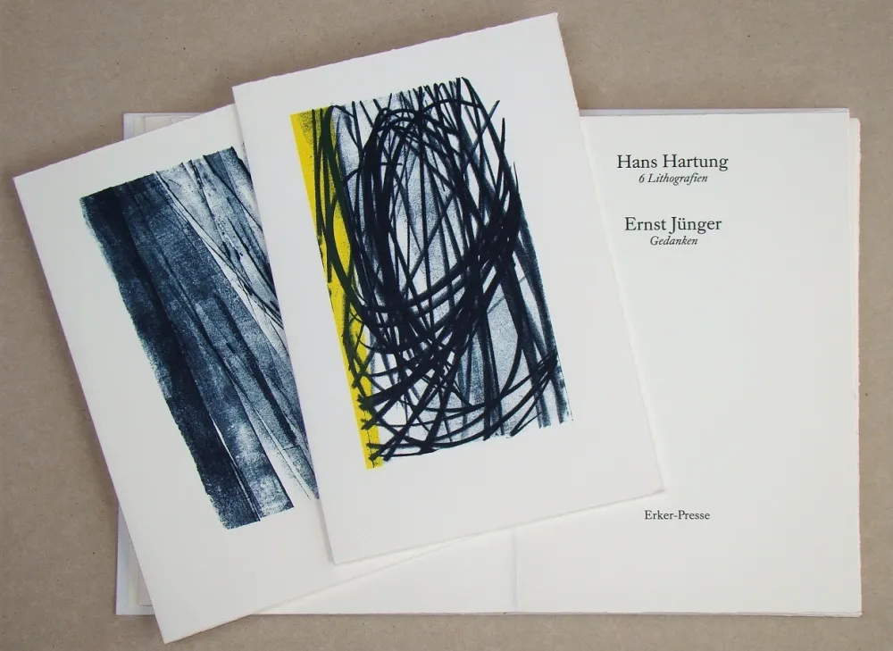 插图书 Hartung - Hans Hartung 6 Lithografien & Ernst Jünger Gedanken