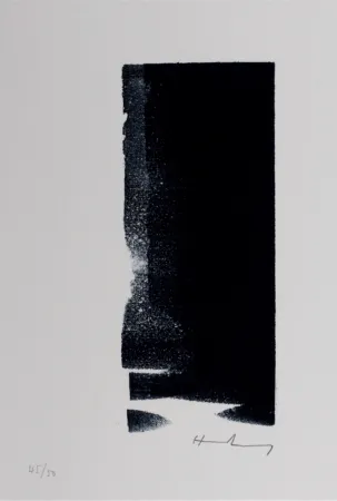 石版画 Hartung - Hans Hartung – Gedanken (A), 1987-88 – Hand-signed!