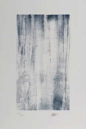 石版画 Hartung - Hans Hartung – Gedanken (D), 1987-88 – Hand-signed!