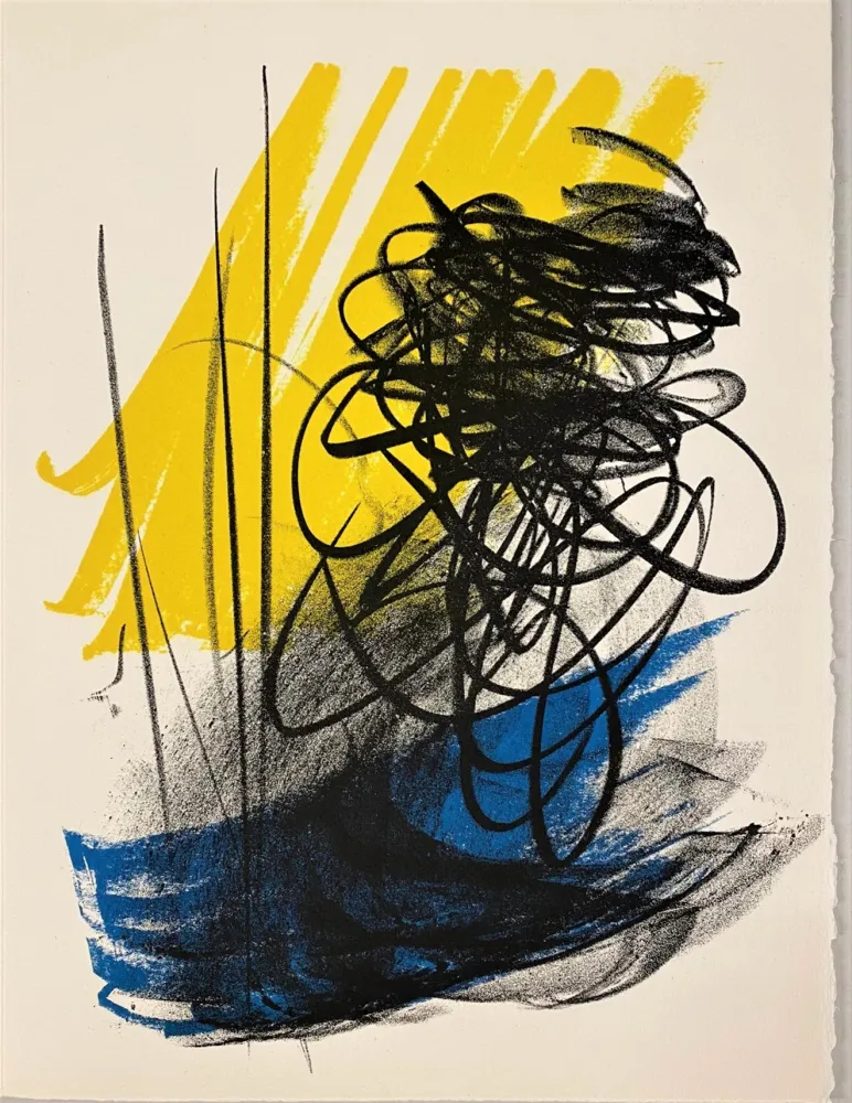 石版画 Hartung - Hommage à San Lazzaro