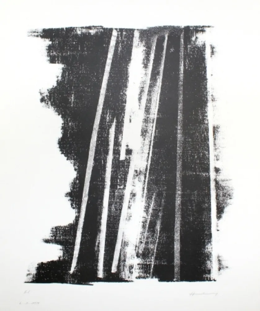 石版画 Hartung - L-1