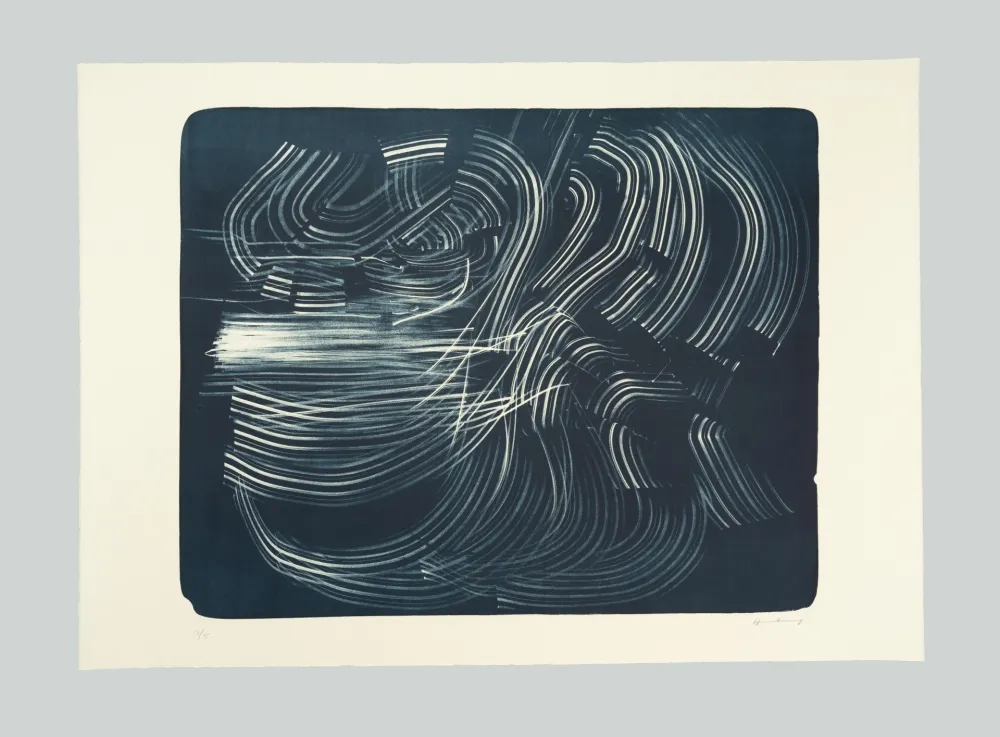 石版画 Hartung - L-10-1973