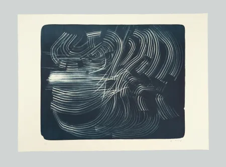 石版画 Hartung - L-10-1973