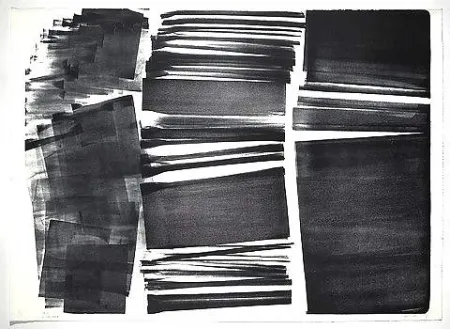 石版画 Hartung - L-12