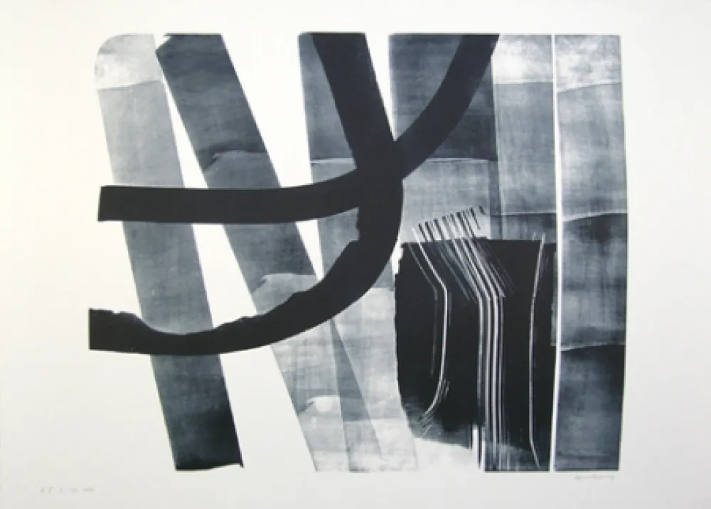 石版画 Hartung - L-13-1974