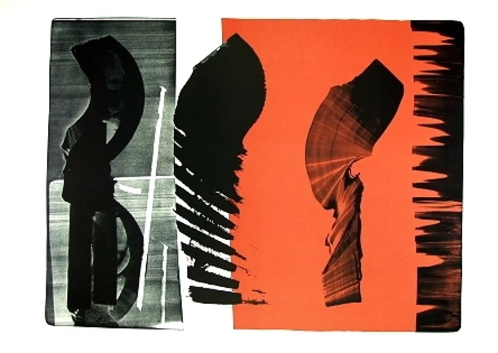 石版画 Hartung - L-14B